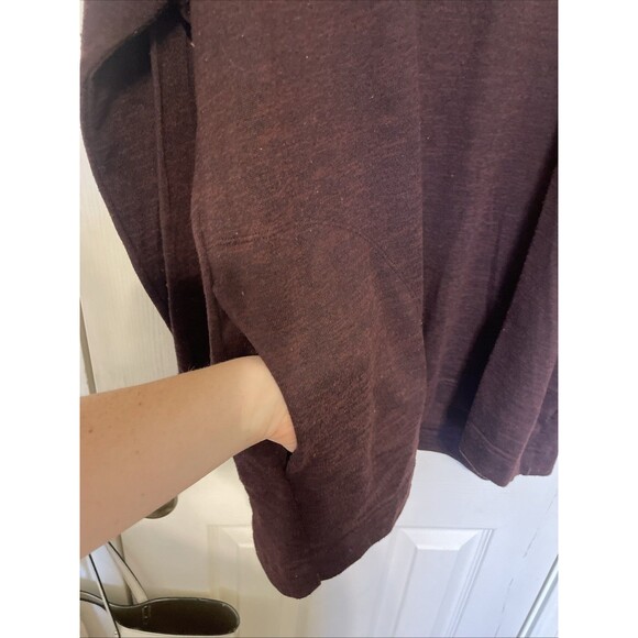 ($20.00) XL Cowl Neck Burgundy Old Navy Athleta Turtleneck Drawstring Sweater - Picture 2 of 5